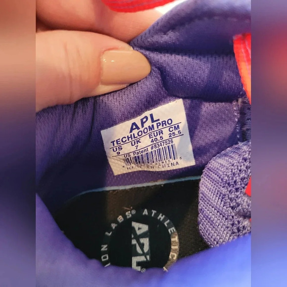 APL Techloom Pro Womens Athletic Sneakers •Size 9• Purple Athletic Sports Gym - Picture 7 of 10